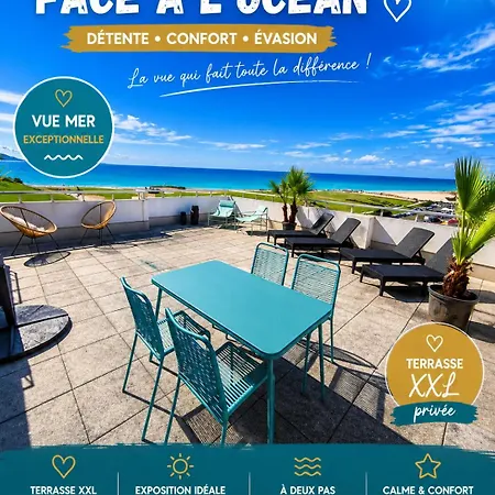 דירה Des Belles Vues De Terrasse Panoramique De 63 M2 Face Ocean Vue Exceptionnelle A Pied Emplacement Unique Parking Gratuit *
